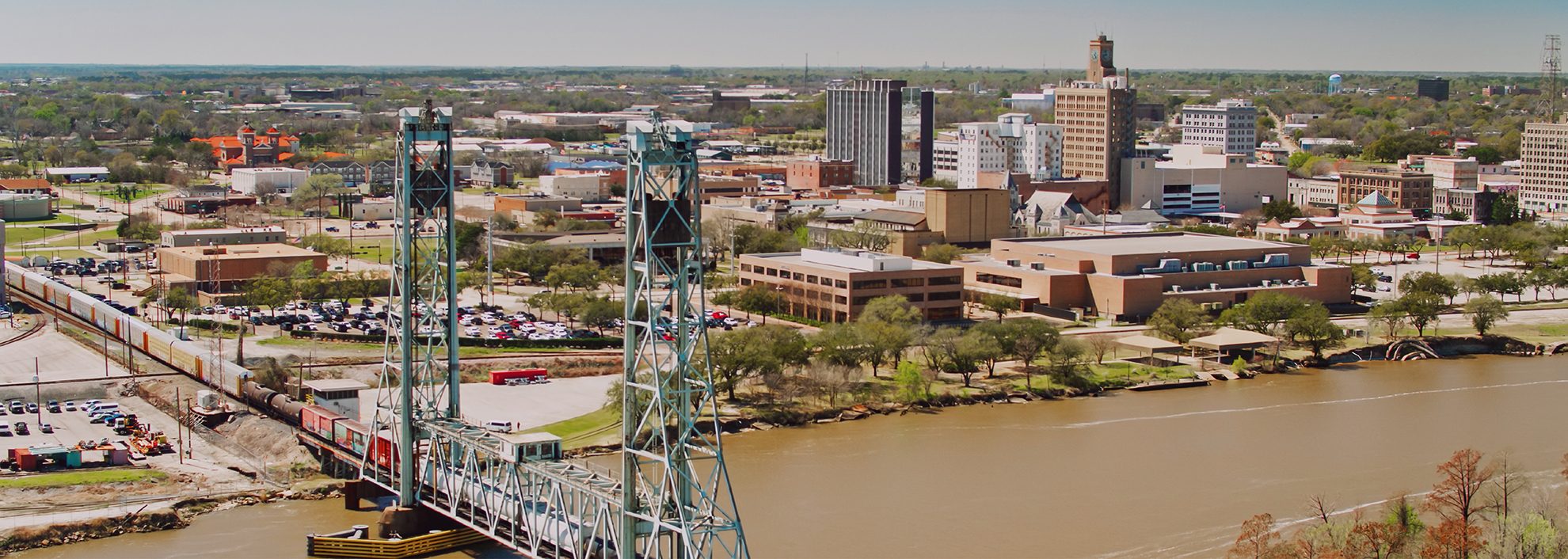 Aerial View of Beaumont, Texas